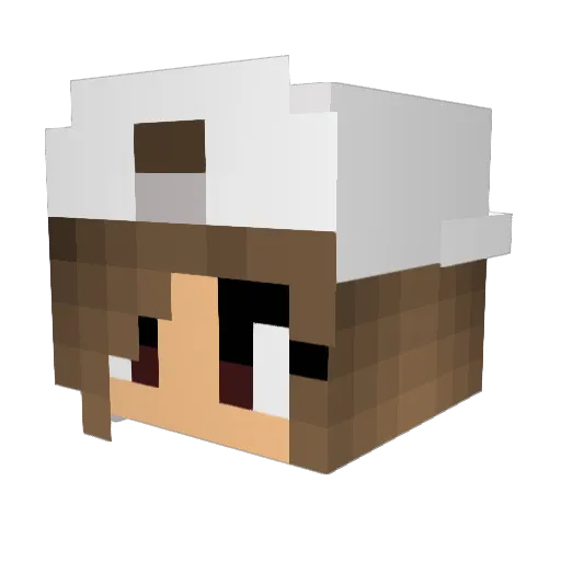HeeftiqOP Minecraft avatar head, 3D render