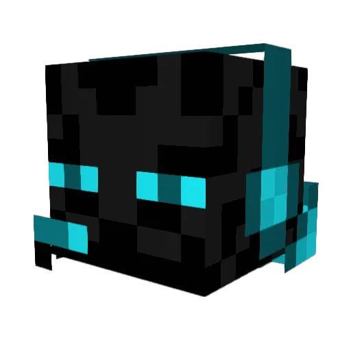HeelMaybe Minecraft avatar head, 3D render