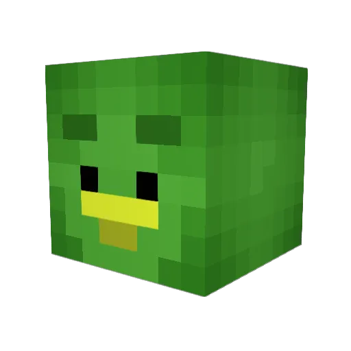 Heel_io Minecraft avatar head, 3D render