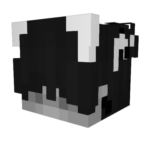 Hefterson Minecraft avatar head, 3D render