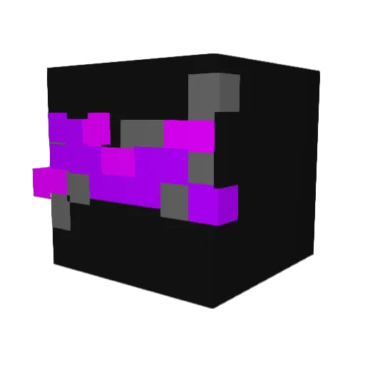 Hehecker Minecraft avatar head, 3D render