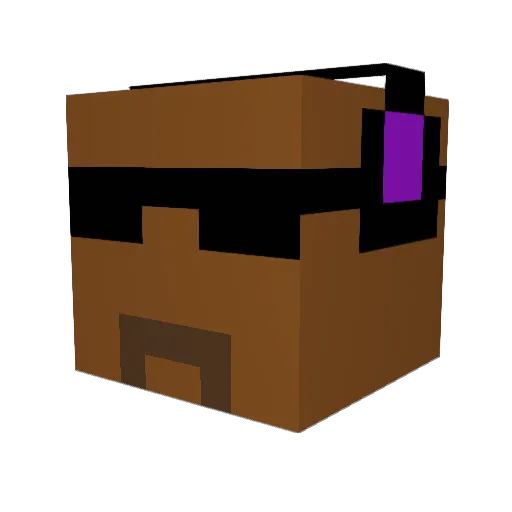 Hehhul1 Minecraft avatar head, 3D render