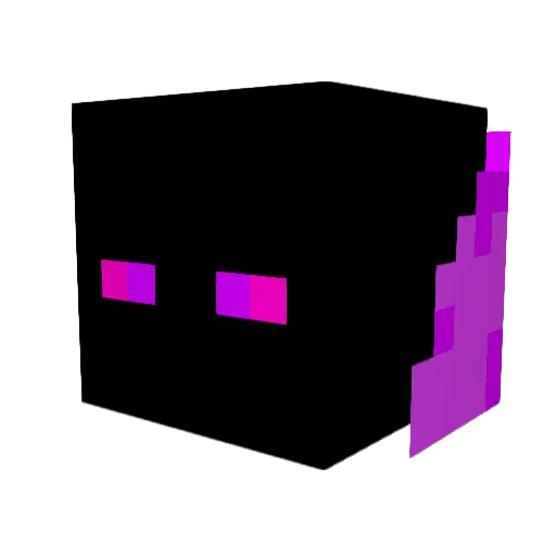 HeiMoJun Minecraft avatar head, 3D render