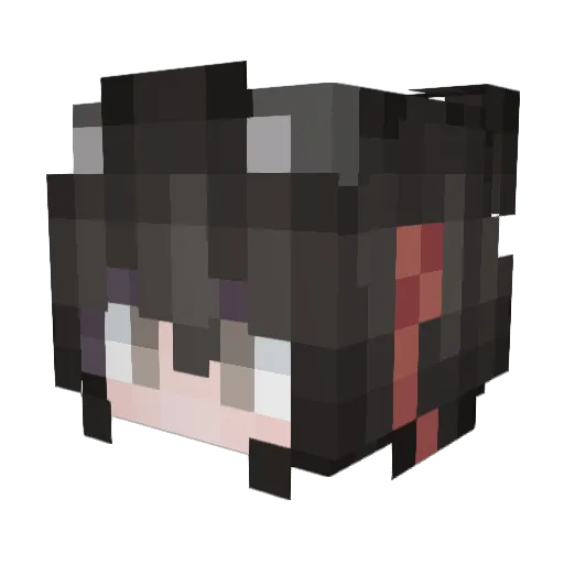 Hei_wind520 Minecraft avatar head, 3D render
