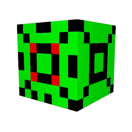Heiboss Minecraft avatar head, 3D render