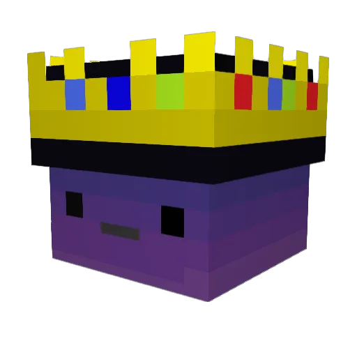 Heidhdu Minecraft avatar head, 3D render