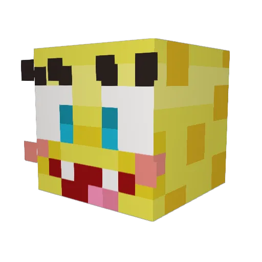 Heididi31 Minecraft avatar head, 3D render