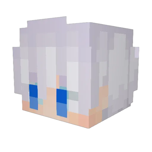 HeightzXD Minecraft avatar head, 3D render