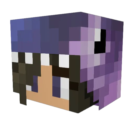 HeikeRaatz Minecraft avatar head, 3D render