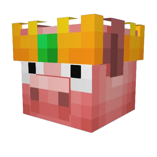 HeilMienFuhrer Minecraft avatar head, 3D render