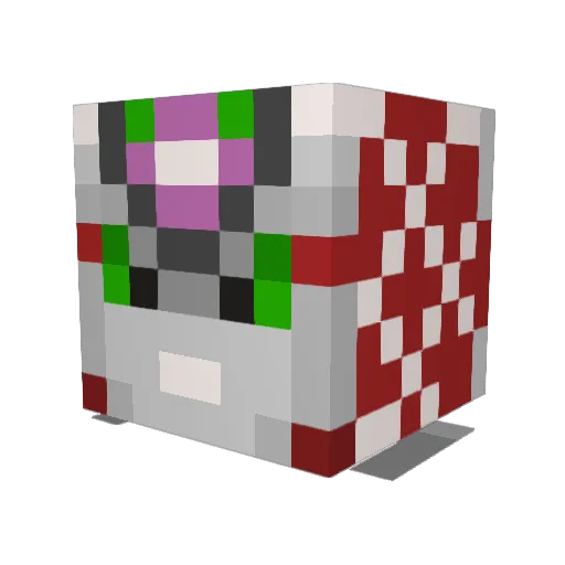 HeilNigel Minecraft avatar head, 3D render