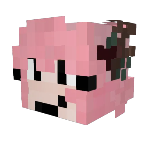 HeiligeMangoJR Minecraft avatar head, 3D render