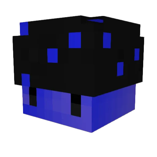 HeiligerSenpai Minecraft avatar head, 3D render