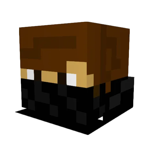 HeinoOne Minecraft avatar head, 3D render