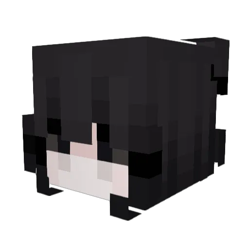 HeinousAngel Minecraft avatar head, 3D render