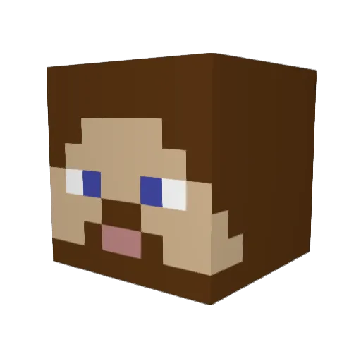 Heinrich_Walpot Minecraft avatar head, 3D render