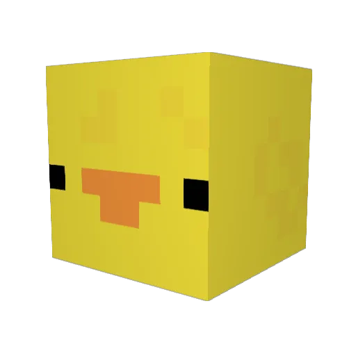 Heinrichdj Minecraft avatar head, 3D render