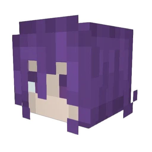 HeinzFaster Minecraft avatar head, 3D render