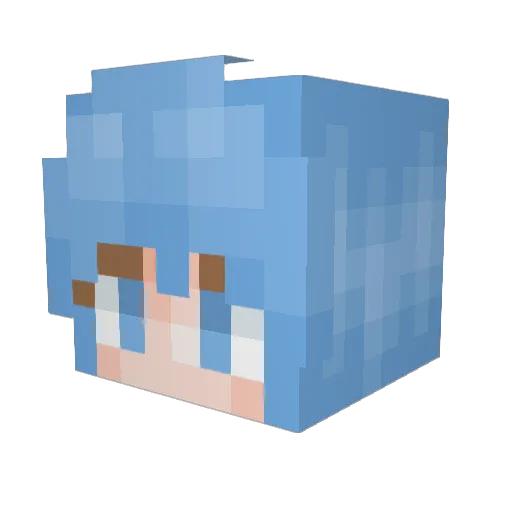 Heinz_Hartmann Minecraft avatar head, 3D render
