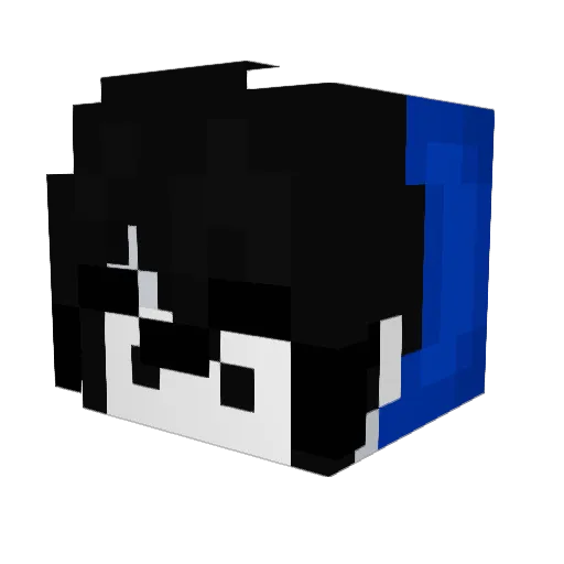 HeirOfBreath_413 Minecraft avatar head, 3D render