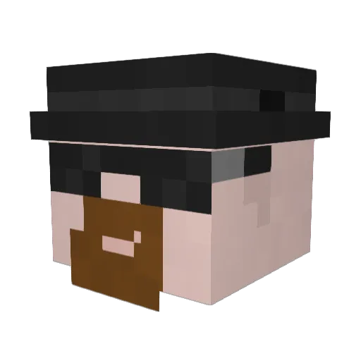 Heisenburger2000 Minecraft avatar head, 3D render