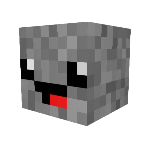HeislCleaner Minecraft avatar head, 3D render