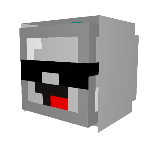 Heitor266 Minecraft avatar head, 3D render