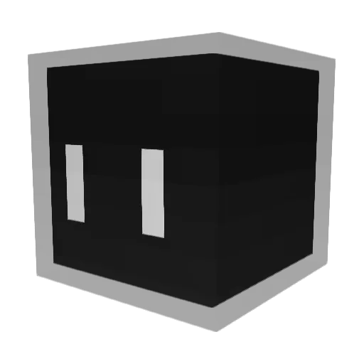Heiu_1 Minecraft avatar head, 3D render