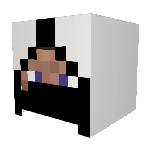 Heizer_77 Minecraft avatar head, 3D render