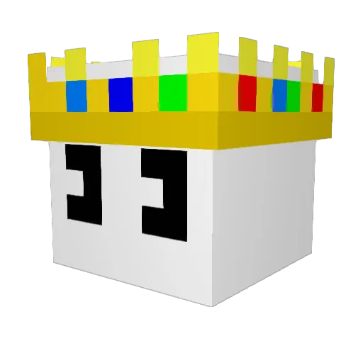 Hek2005 Minecraft avatar head, 3D render
