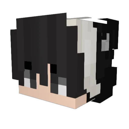 Hekano__ Minecraft avatar head, 3D render