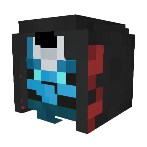 Helado78 Minecraft avatar head, 3D render