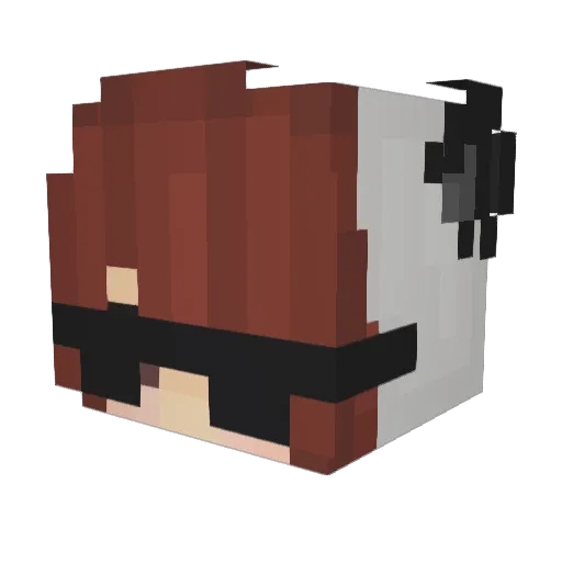Helanyah Minecraft avatar head, 3D render