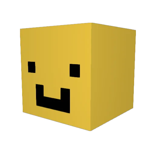 HeldSquire Minecraft avatar head, 3D render