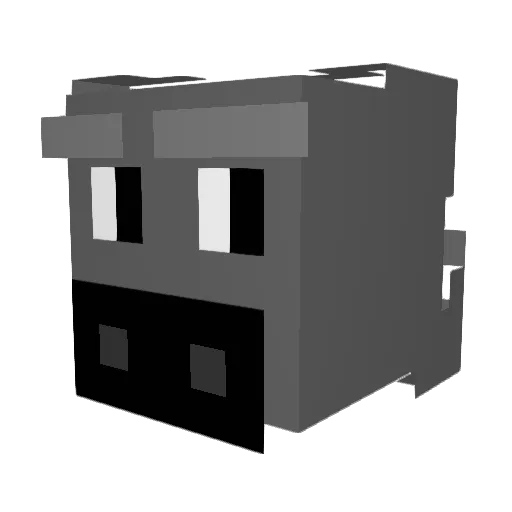HelenElen17 Minecraft avatar head, 3D render