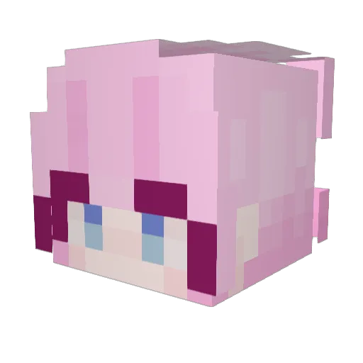 Helena9697 Minecraft avatar head, 3D render