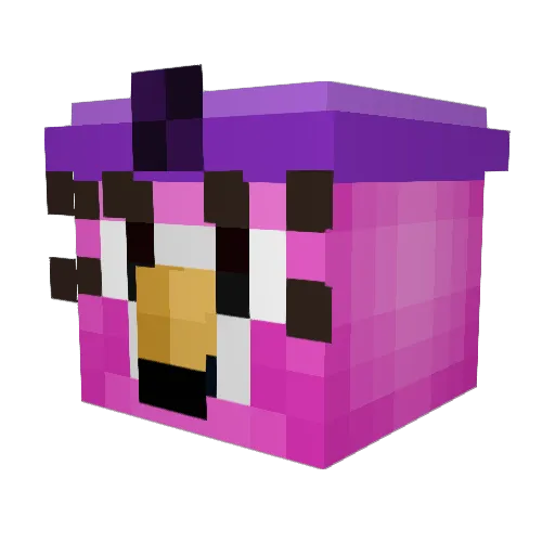 HelenaEight Minecraft avatar head, 3D render