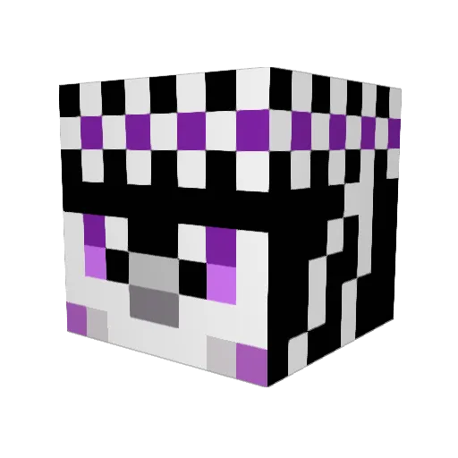 HelenaHound Minecraft avatar head, 3D render
