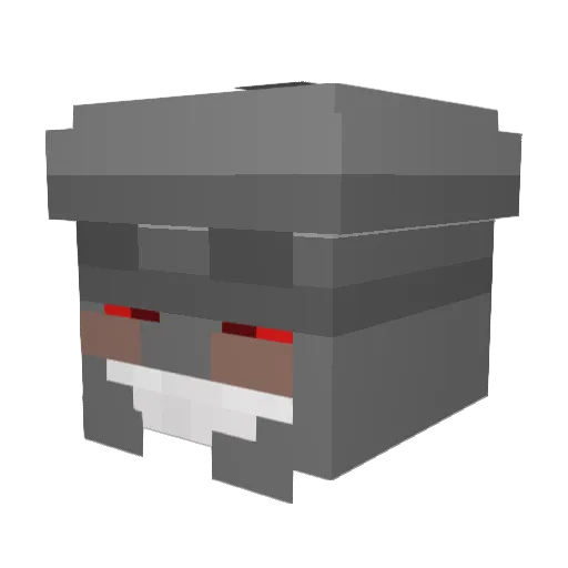 Helfyyy_1 Minecraft avatar head, 3D render