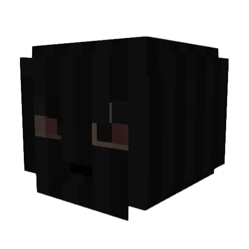 Helgate Minecraft avatar head, 3D render