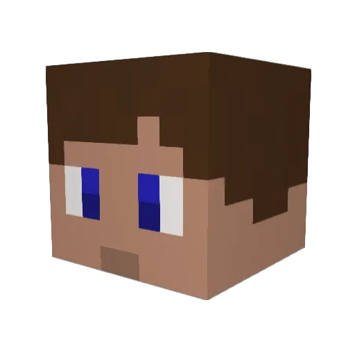 Helgokai978 Minecraft avatar head, 3D render