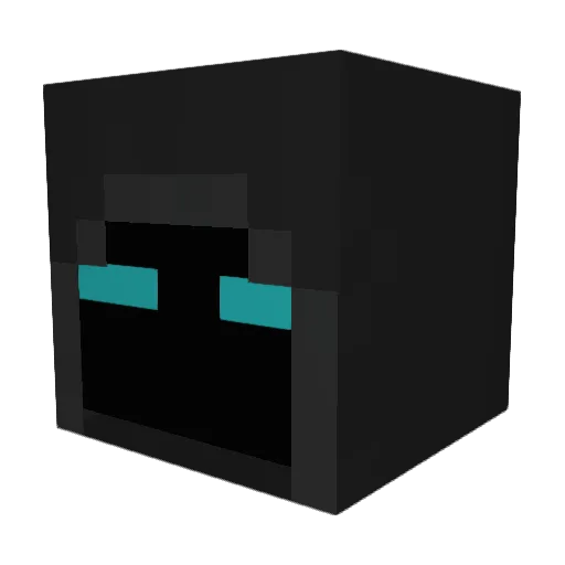 Heliocorus Minecraft avatar head, 3D render