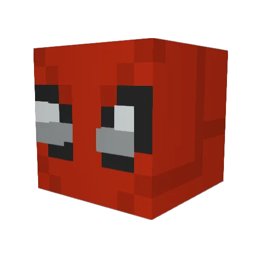 HeliosCM Minecraft avatar head, 3D render