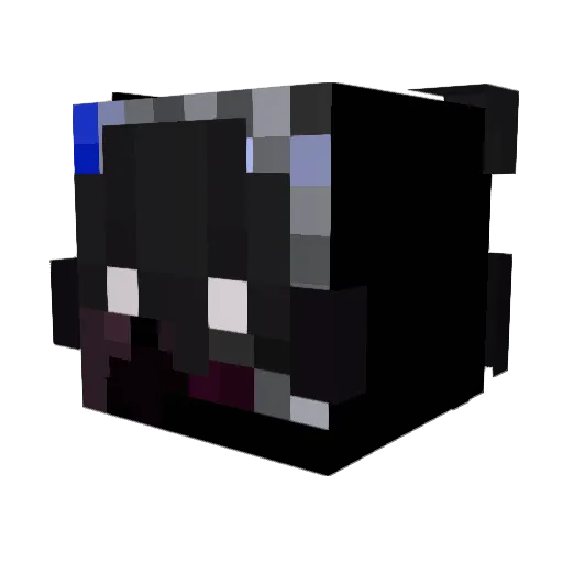 Helium_Li Minecraft avatar head, 3D render