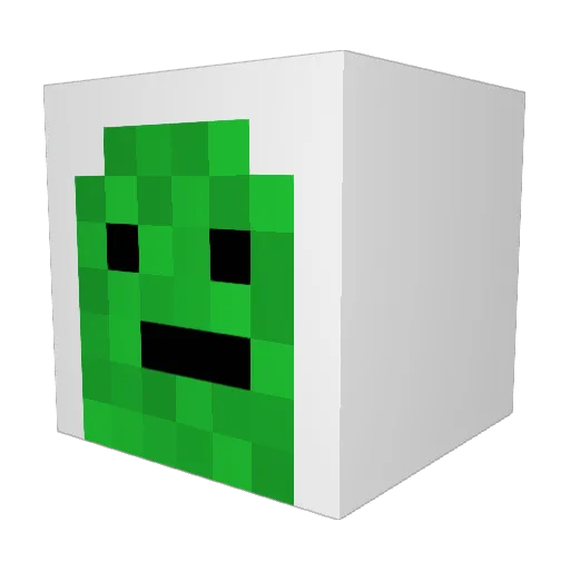 HelixCZ3 Minecraft avatar head, 3D render