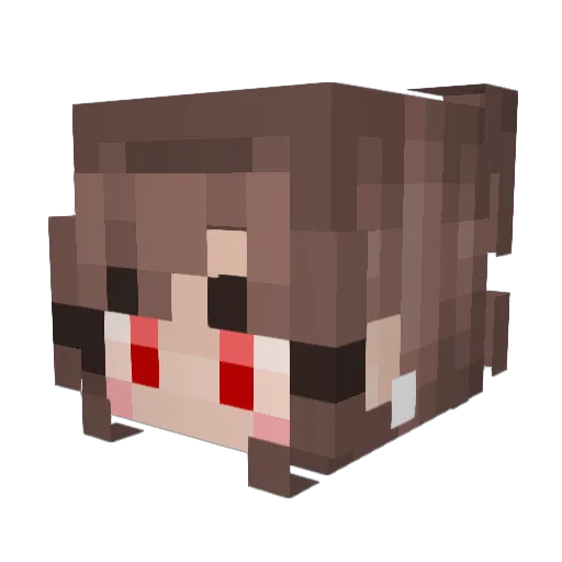 Helix_ACE Minecraft avatar head, 3D render