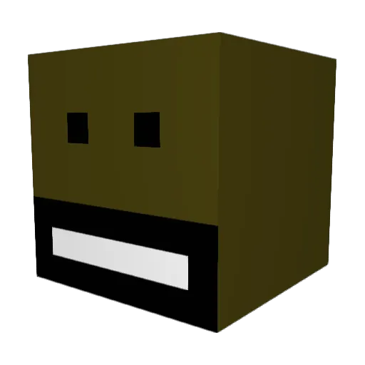 Helixer7790 Minecraft avatar head, 3D render