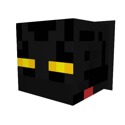 HellBoy1231 Minecraft avatar head, 3D render