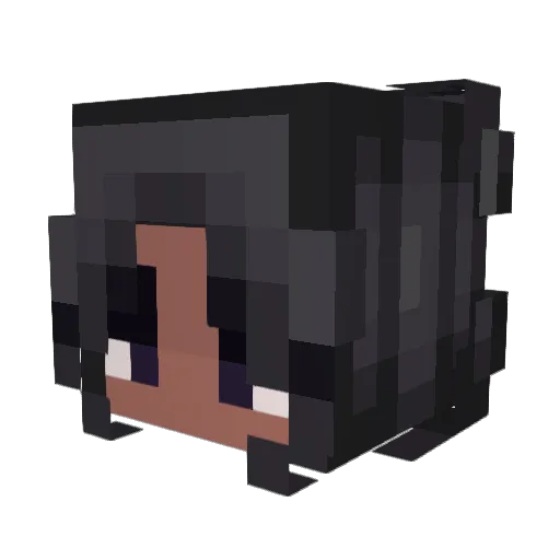 HellDriffa Minecraft avatar head, 3D render