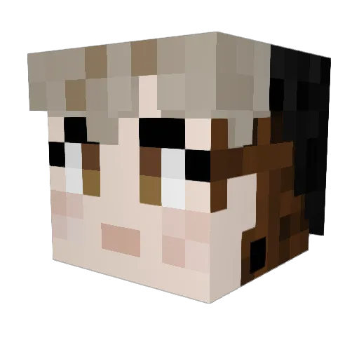 HellFaun Minecraft avatar head, 3D render